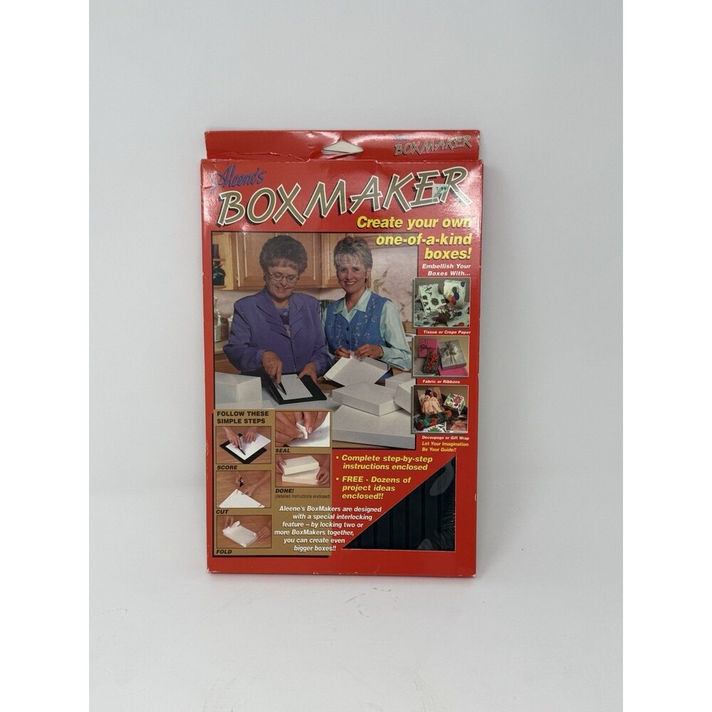 Aleene’s Box Maker DIY Box Making Guide, Keepsakes, Accessories, Etc